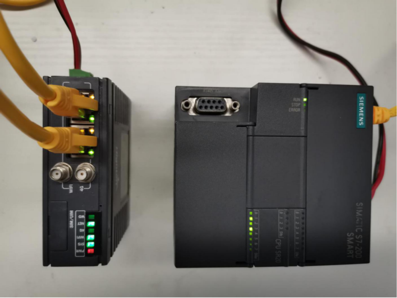 PA视讯国际智通网关连接plc示意图